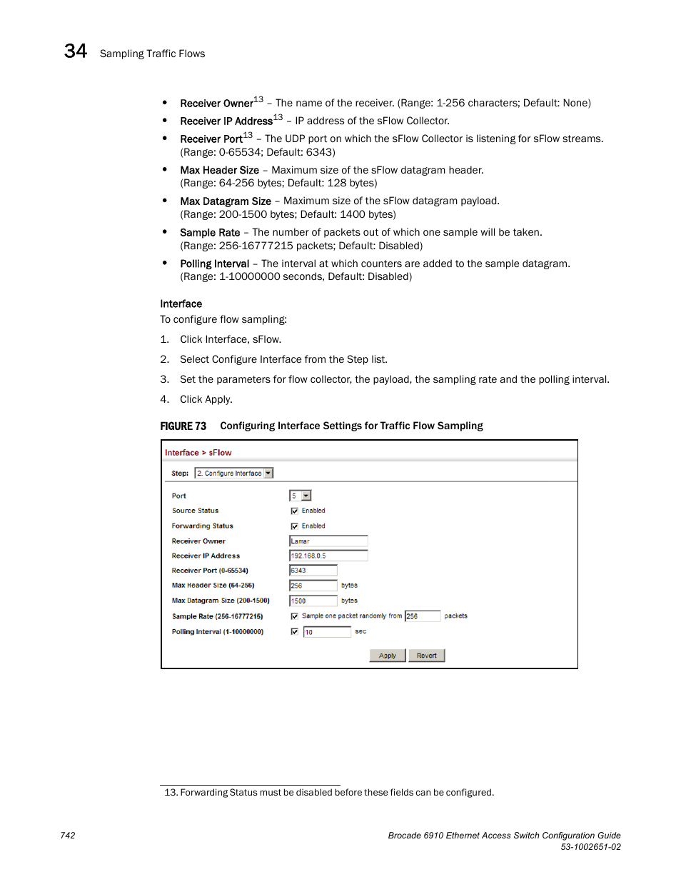 Figure 73 | Brocade 6910 Ethernet Access Switch Configuration Guide (Supporting R2.2.0.0) User Manual | Page 798 / 1240