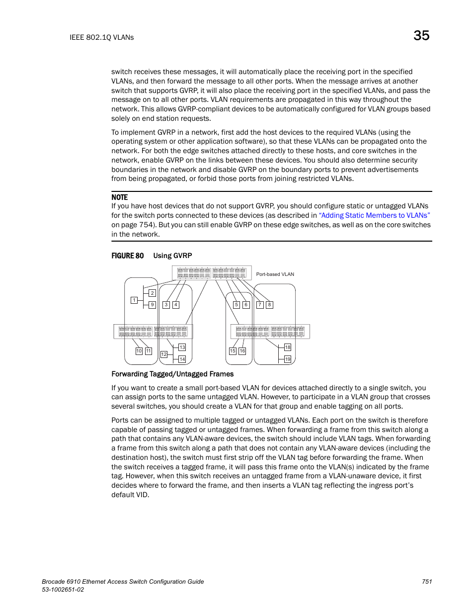 Figure 80 | Brocade 6910 Ethernet Access Switch Configuration Guide (Supporting R2.2.0.0) User Manual | Page 807 / 1240