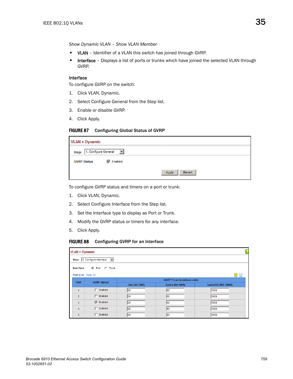 Figure 87, Confi, Figure 88 | Brocade 6910 Ethernet Access Switch Configuration Guide (Supporting R2.2.0.0) User Manual | Page 815 / 1240