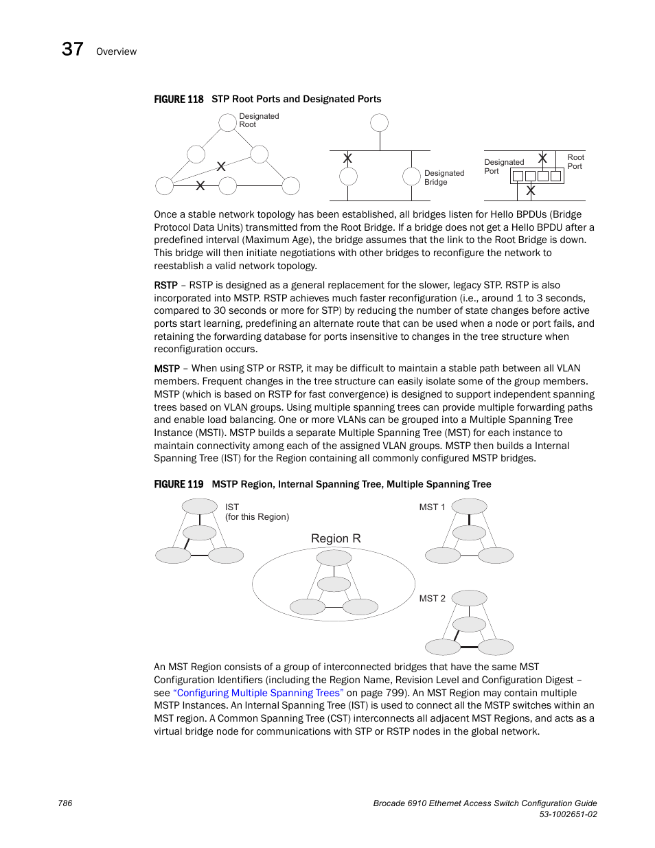 Figure 118 s, Figure 119 m | Brocade 6910 Ethernet Access Switch Configuration Guide (Supporting R2.2.0.0) User Manual | Page 842 / 1240