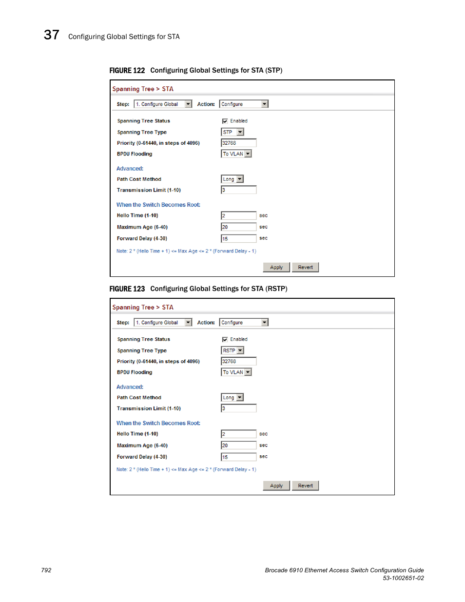 Figure 122 confi, Figure 123 confi | Brocade 6910 Ethernet Access Switch Configuration Guide (Supporting R2.2.0.0) User Manual | Page 848 / 1240