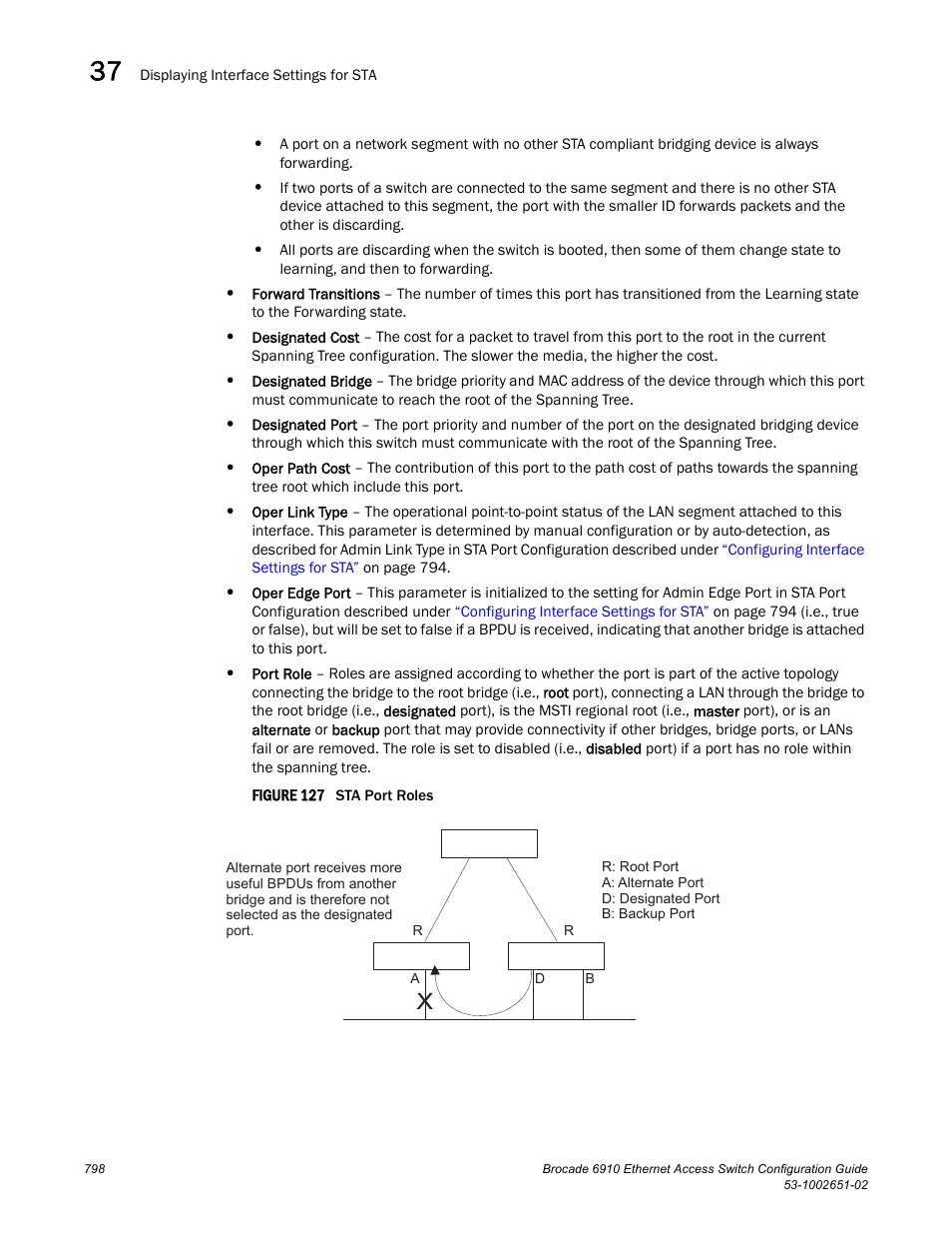 Figure 127 s | Brocade 6910 Ethernet Access Switch Configuration Guide (Supporting R2.2.0.0) User Manual | Page 854 / 1240