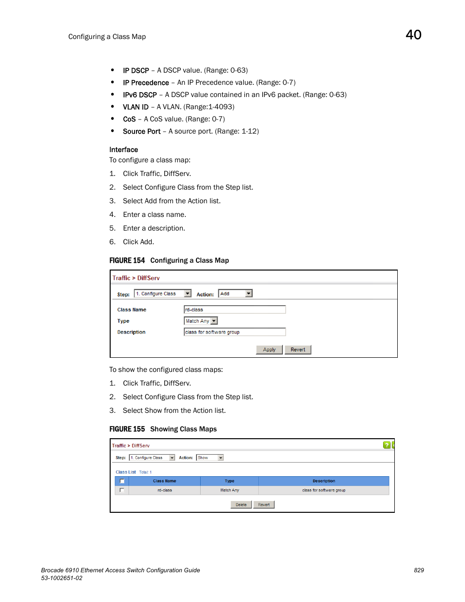 Figure 154 confi, Figure 155 s | Brocade 6910 Ethernet Access Switch Configuration Guide (Supporting R2.2.0.0) User Manual | Page 885 / 1240