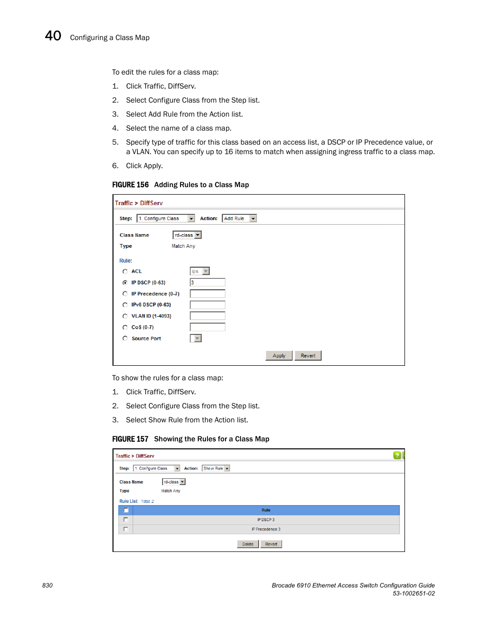 Figure 156 a, Figure 157 s | Brocade 6910 Ethernet Access Switch Configuration Guide (Supporting R2.2.0.0) User Manual | Page 886 / 1240