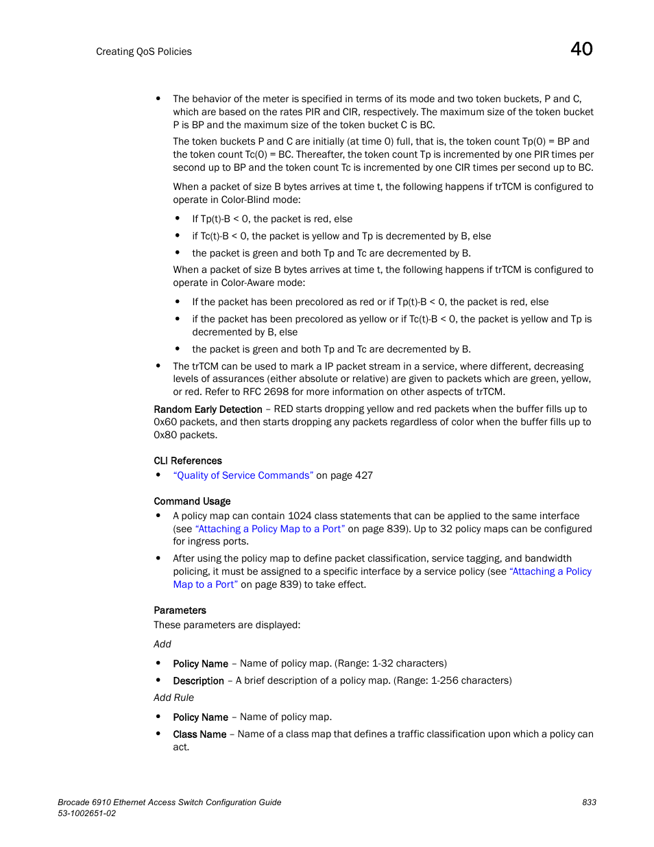 Brocade 6910 Ethernet Access Switch Configuration Guide (Supporting R2.2.0.0) User Manual | Page 889 / 1240