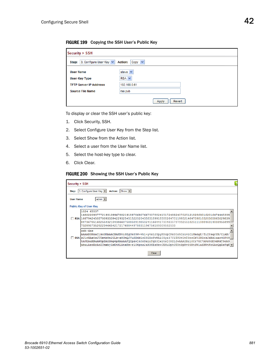 Figure 199 copy, Figure 200 s | Brocade 6910 Ethernet Access Switch Configuration Guide (Supporting R2.2.0.0) User Manual | Page 937 / 1240