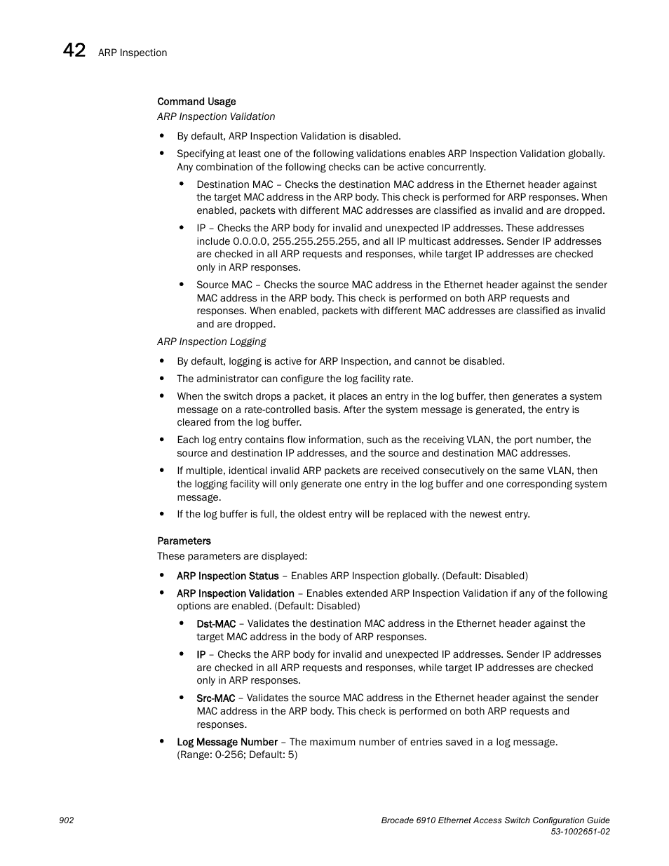 Brocade 6910 Ethernet Access Switch Configuration Guide (Supporting R2.2.0.0) User Manual | Page 958 / 1240