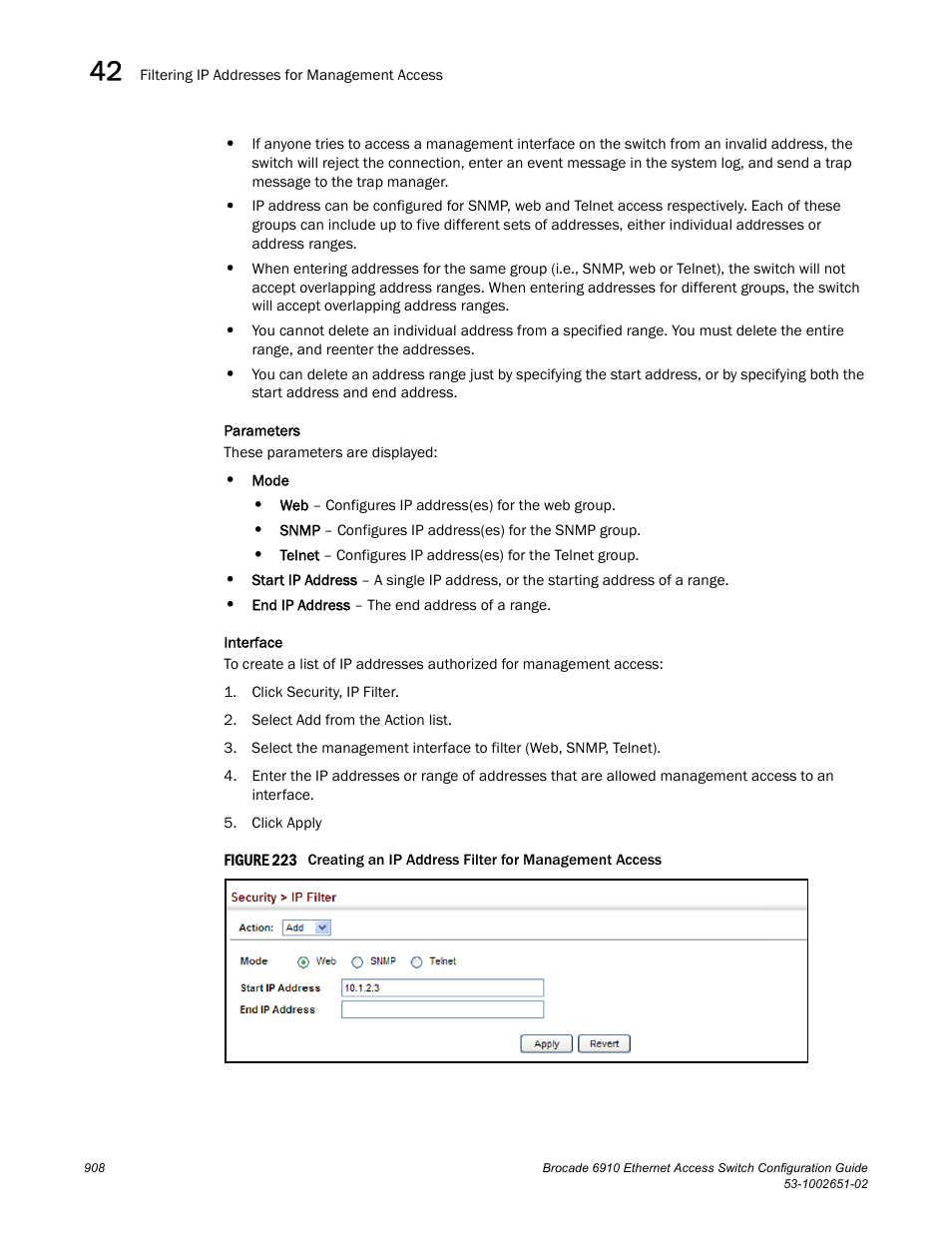 Figure 223 cre | Brocade 6910 Ethernet Access Switch Configuration Guide (Supporting R2.2.0.0) User Manual | Page 964 / 1240