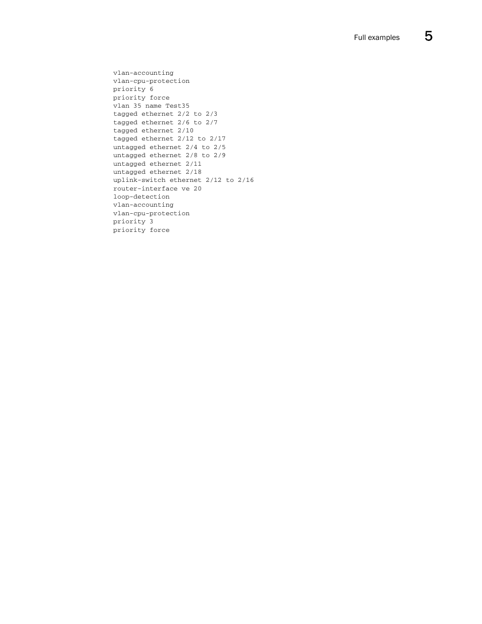 Brocade Multi-Service IronWare YANG Configuration Guide (Supporting R05.6.00) User Manual | Page 109 / 110