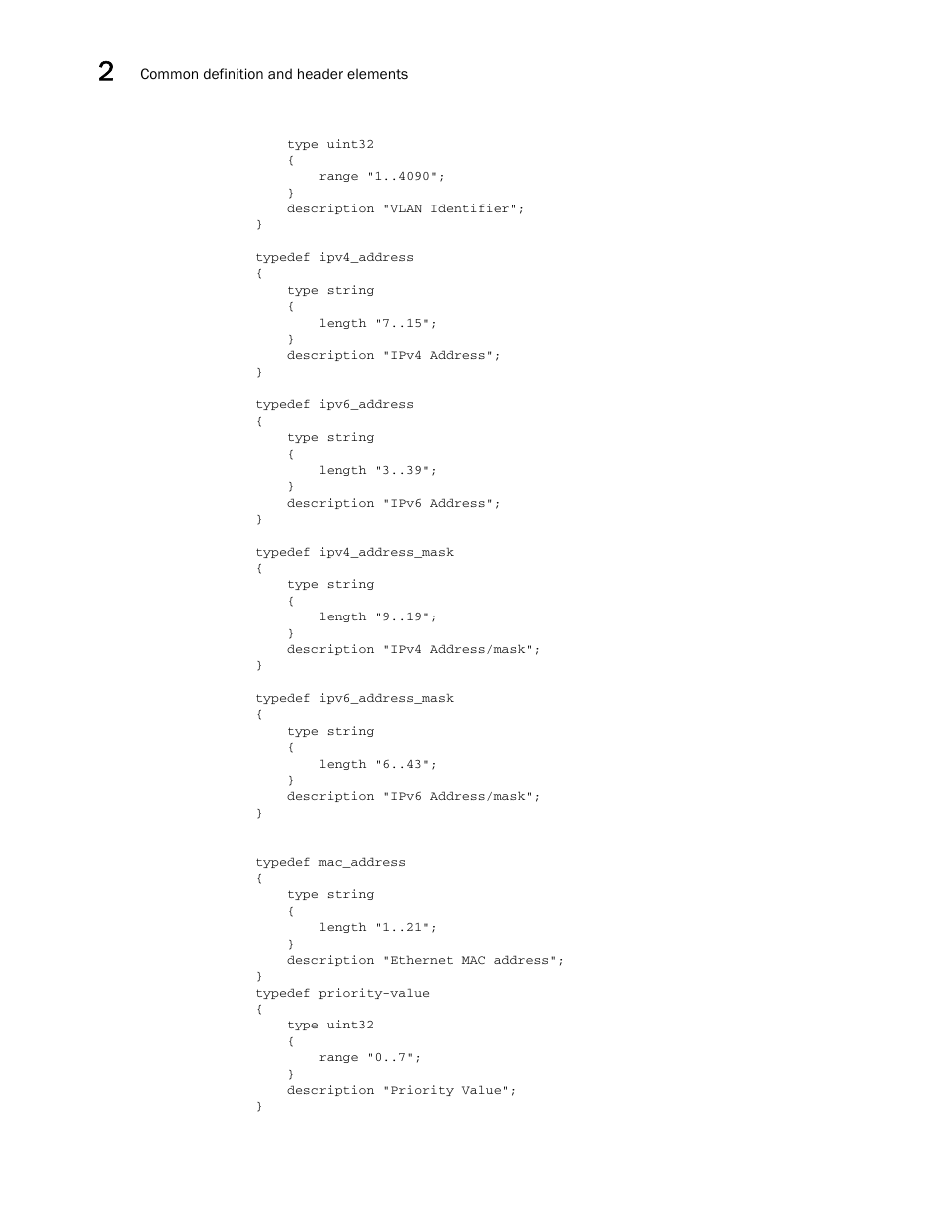 Brocade Multi-Service IronWare YANG Configuration Guide (Supporting R05.6.00) User Manual | Page 14 / 110