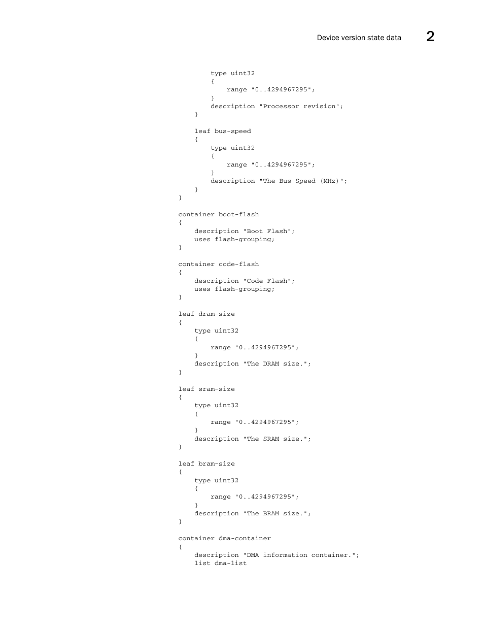 Brocade Multi-Service IronWare YANG Configuration Guide (Supporting R05.6.00) User Manual | Page 23 / 110