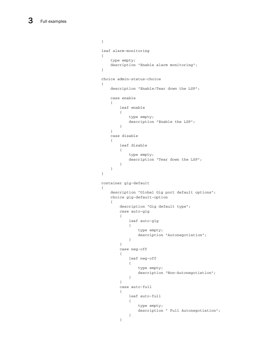 Brocade Multi-Service IronWare YANG Configuration Guide (Supporting R05.6.00) User Manual | Page 42 / 110