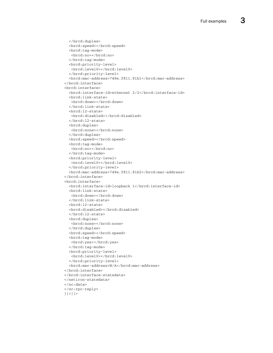 Brocade Multi-Service IronWare YANG Configuration Guide (Supporting R05.6.00) User Manual | Page 59 / 110