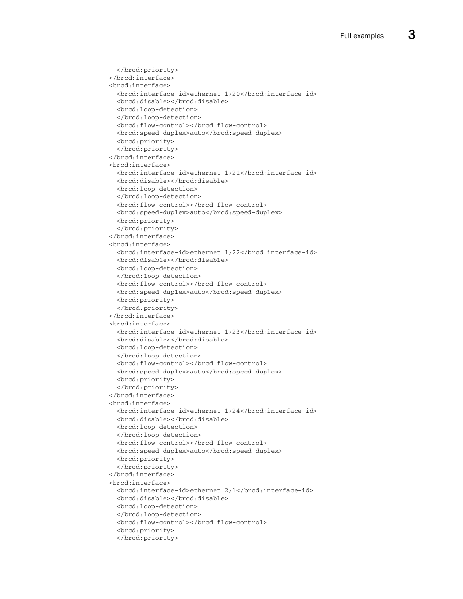 Brocade Multi-Service IronWare YANG Configuration Guide (Supporting R05.6.00) User Manual | Page 65 / 110