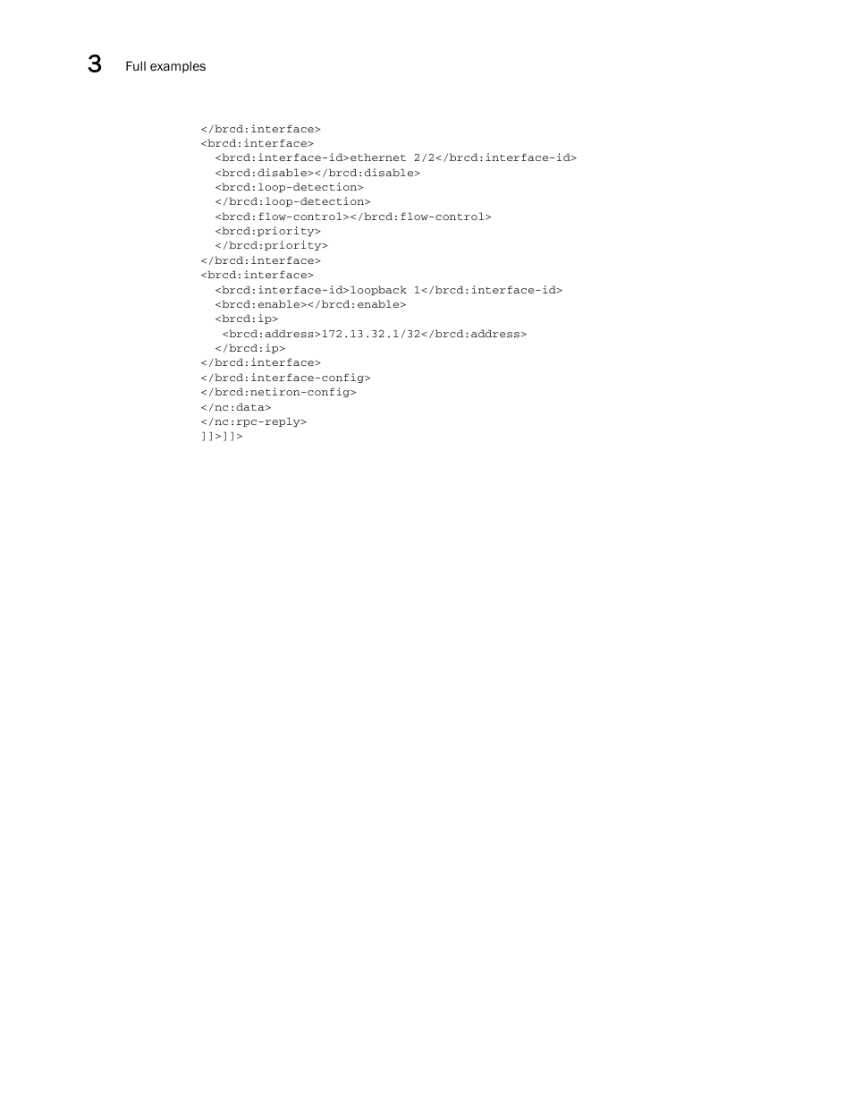 Brocade Multi-Service IronWare YANG Configuration Guide (Supporting R05.6.00) User Manual | Page 66 / 110