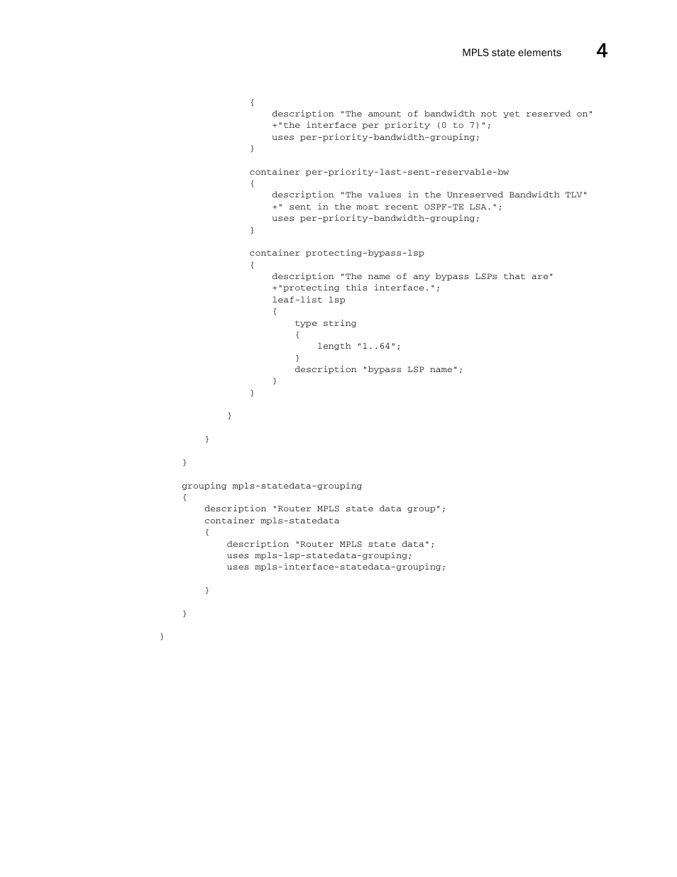 Brocade Multi-Service IronWare YANG Configuration Guide (Supporting R05.6.00) User Manual | Page 81 / 110