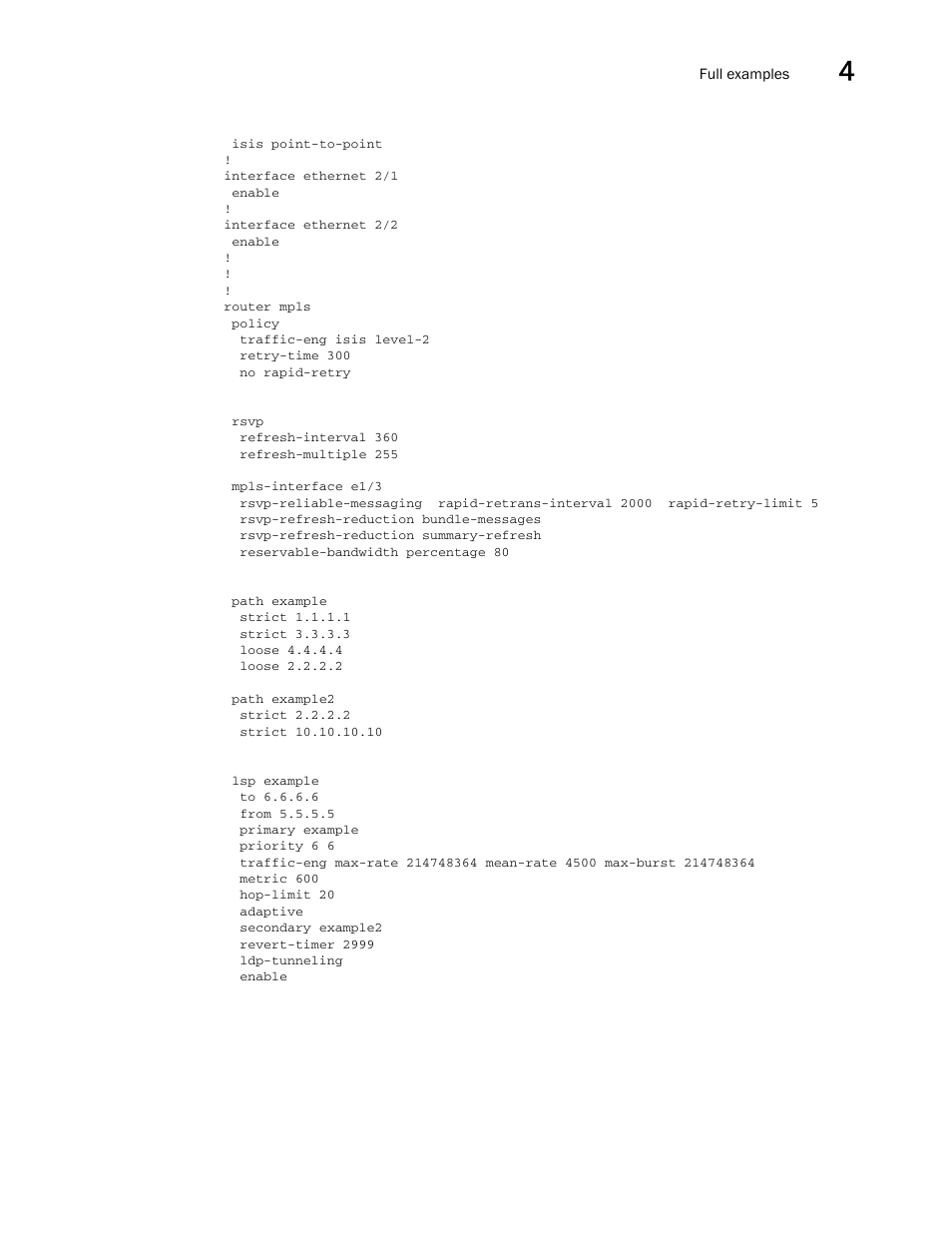 Brocade Multi-Service IronWare YANG Configuration Guide (Supporting R05.6.00) User Manual | Page 91 / 110