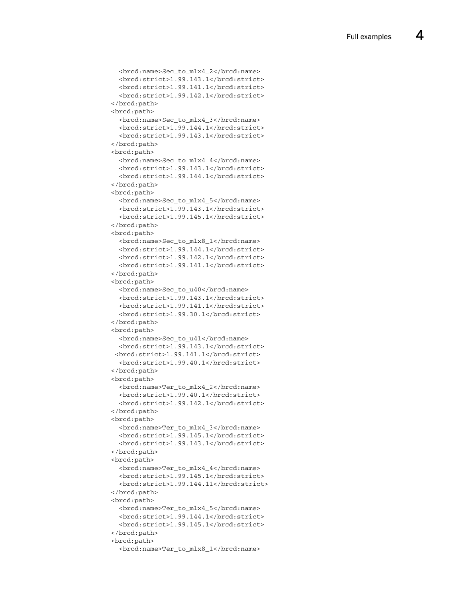 Brocade Multi-Service IronWare YANG Configuration Guide (Supporting R05.6.00) User Manual | Page 97 / 110
