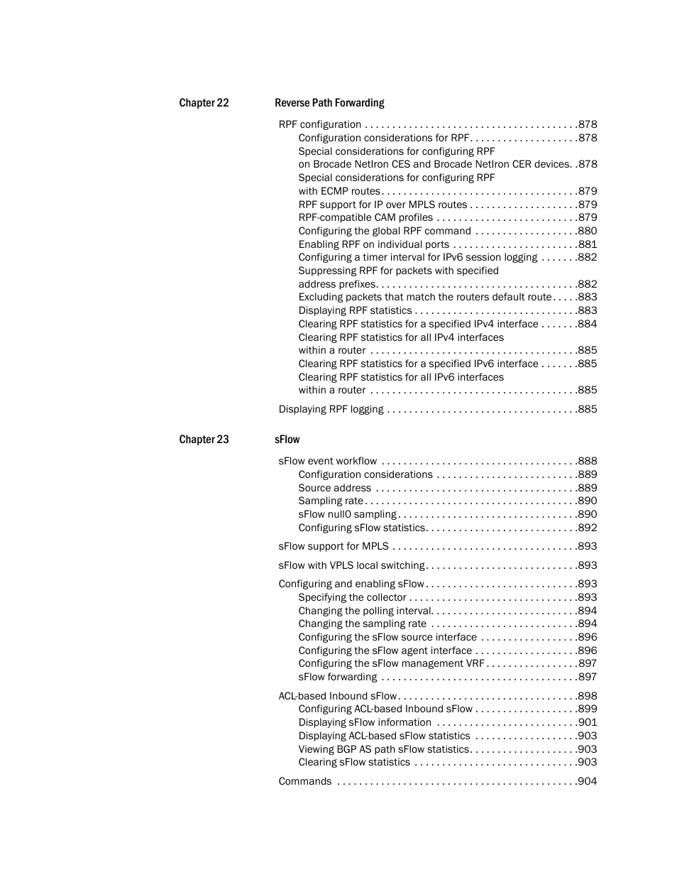 Brocade Multi-Service IronWare Switching Configuration Guide (Supporting R05.6.00) User Manual | Page 22 / 984