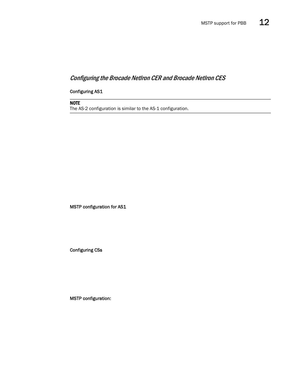 Brocade Multi-Service IronWare Switching Configuration Guide (Supporting R05.6.00) User Manual | Page 411 / 984