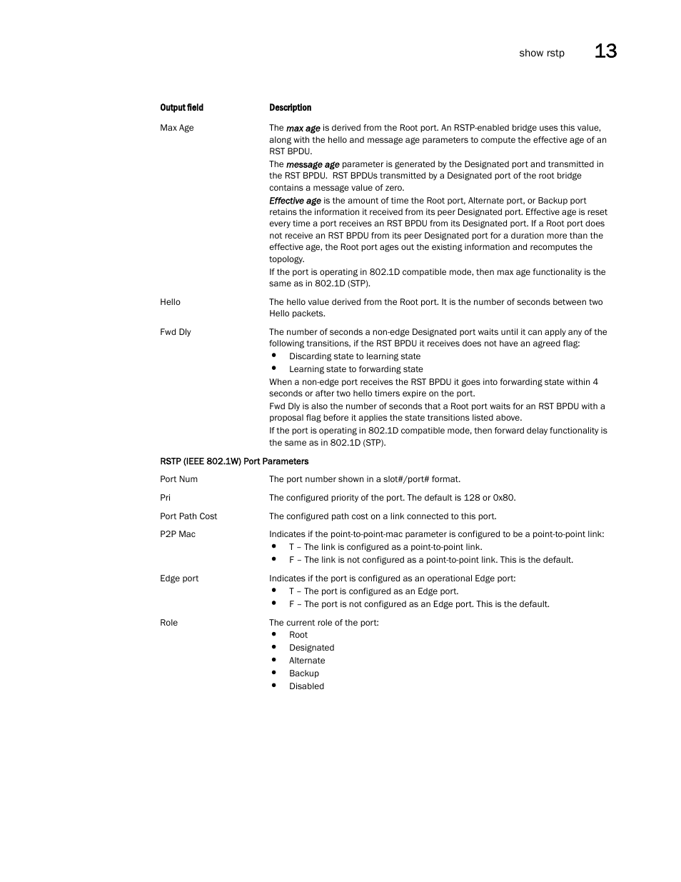 Brocade Multi-Service IronWare Switching Configuration Guide (Supporting R05.6.00) User Manual | Page 499 / 984