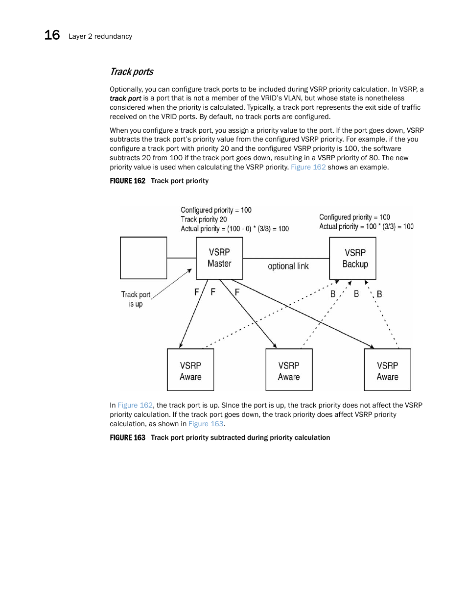 Track ports | Brocade Multi-Service IronWare Switching Configuration Guide (Supporting R05.6.00) User Manual | Page 588 / 984