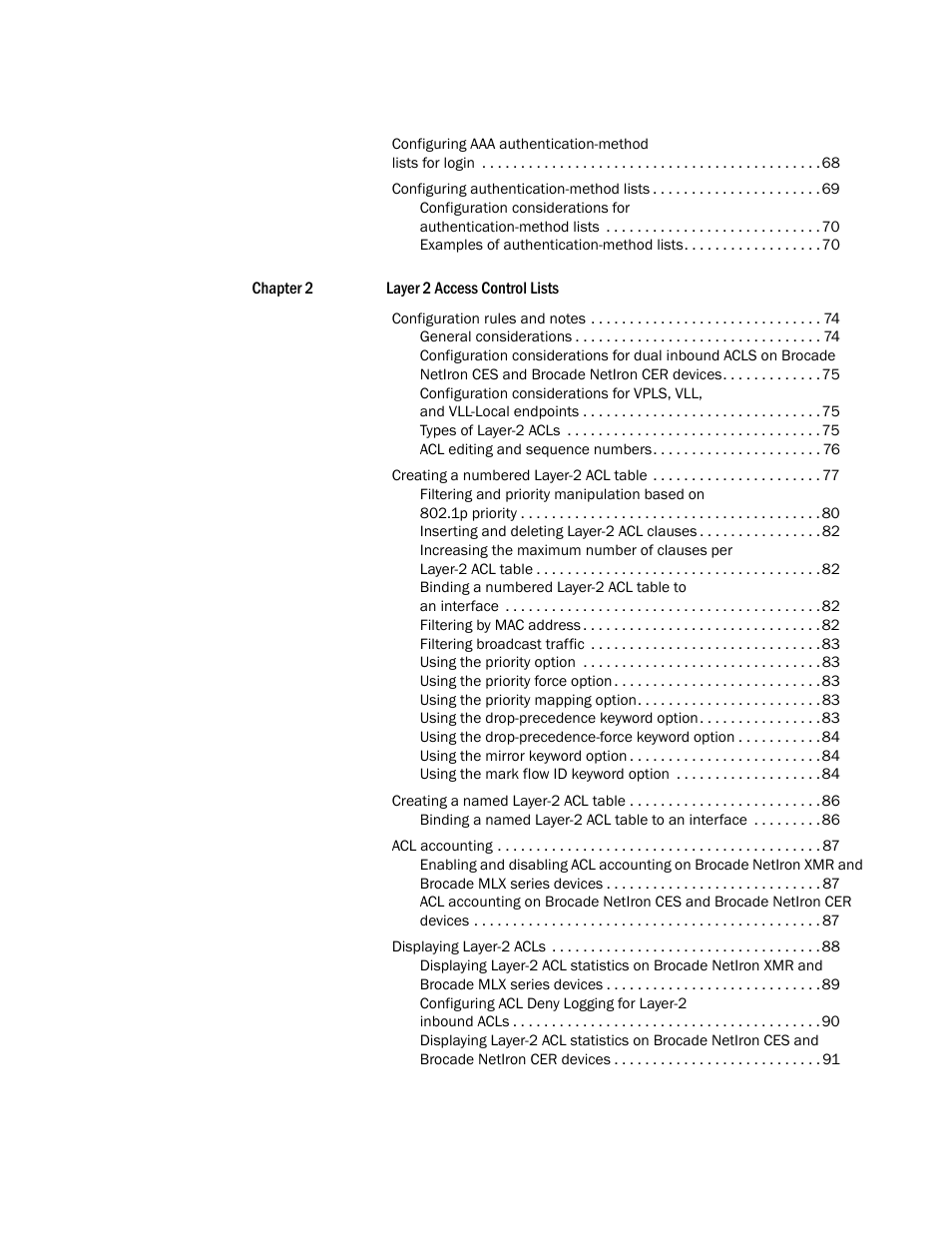 Brocade Multi-Service IronWare Security Configuration Guide (Supporting R05.6.00) User Manual | Page 5 / 370