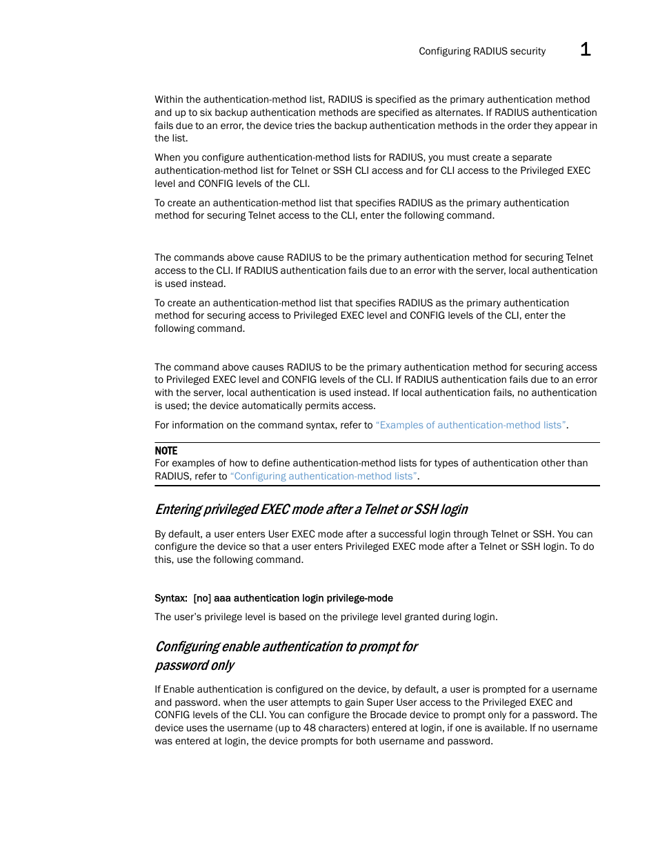 Brocade Multi-Service IronWare Security Configuration Guide (Supporting R05.6.00) User Manual | Page 79 / 370
