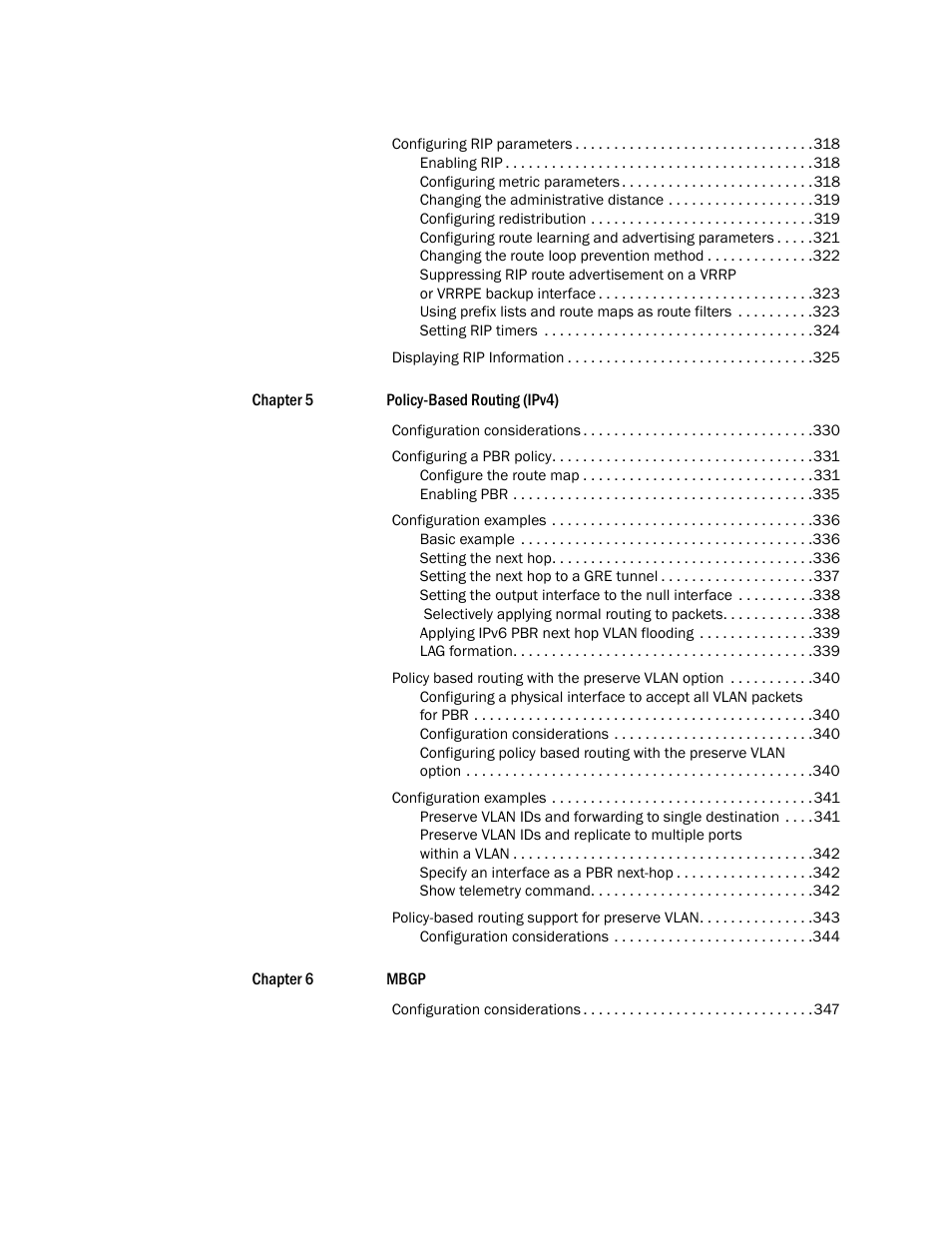 Brocade Multi-Service IronWare Routing Configuration Guide (Supporting R05.6.00) User Manual | Page 11 / 846