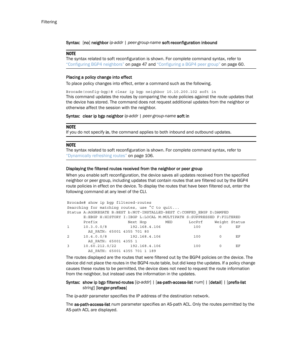Brocade Multi-Service IronWare Routing Configuration Guide (Supporting R05.6.00) User Manual | Page 132 / 846