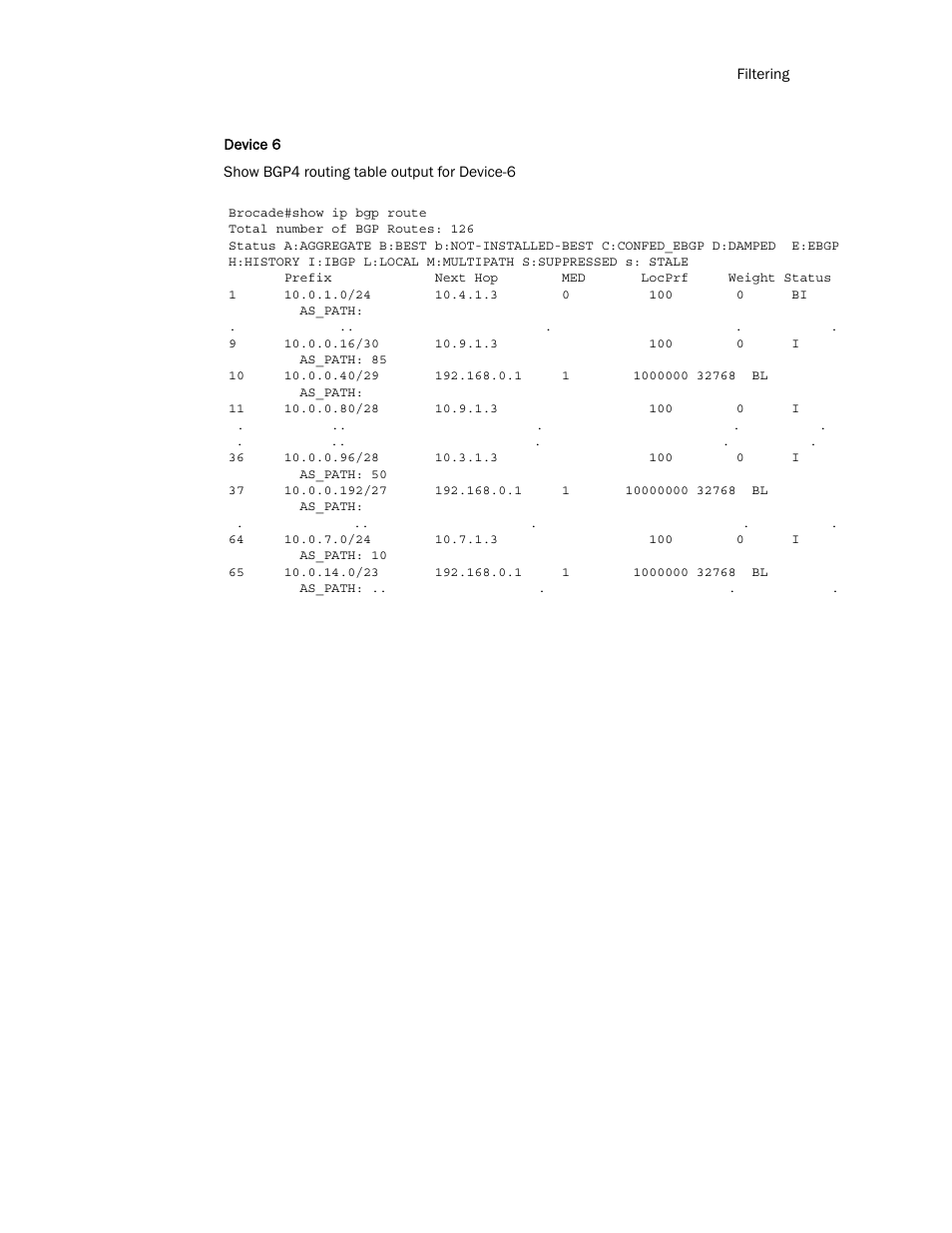 Brocade Multi-Service IronWare Routing Configuration Guide (Supporting R05.6.00) User Manual | Page 143 / 846
