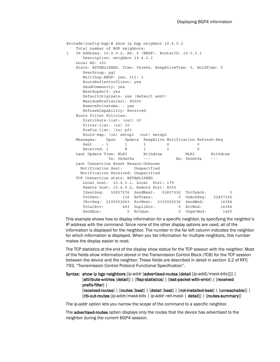 Brocade Multi-Service IronWare Routing Configuration Guide (Supporting R05.6.00) User Manual | Page 151 / 846