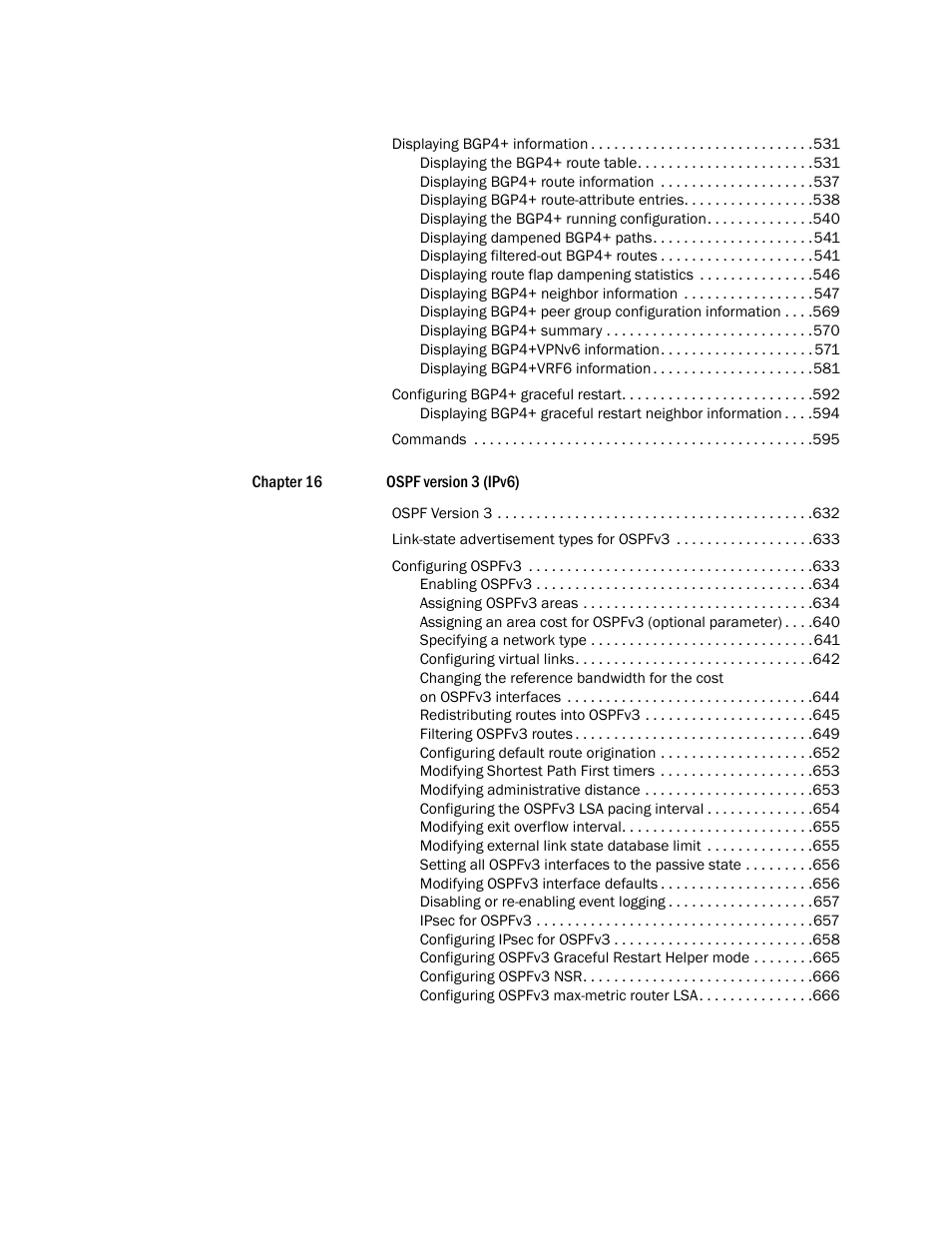 Brocade Multi-Service IronWare Routing Configuration Guide (Supporting R05.6.00) User Manual | Page 17 / 846