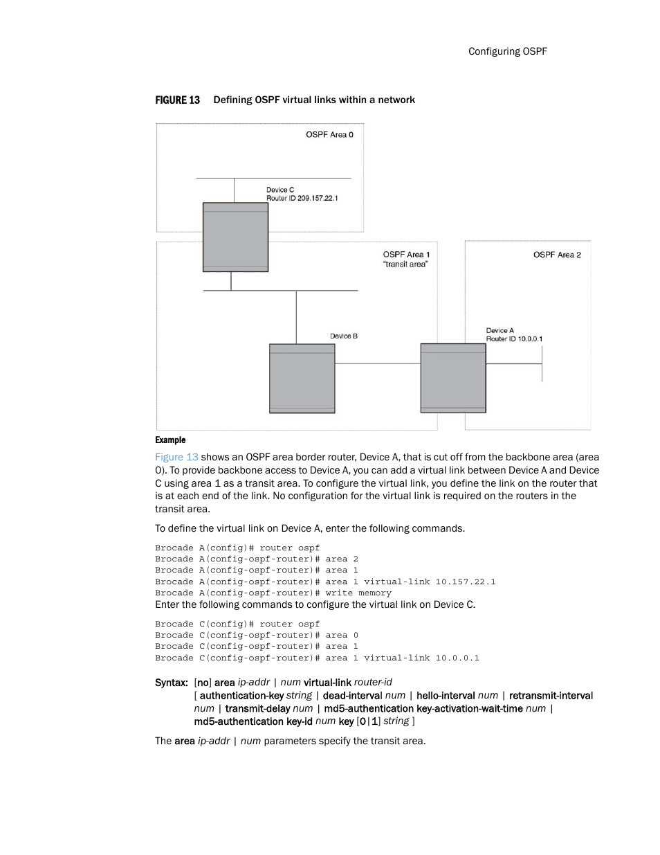 Brocade Multi-Service IronWare Routing Configuration Guide (Supporting R05.6.00) User Manual | Page 209 / 846