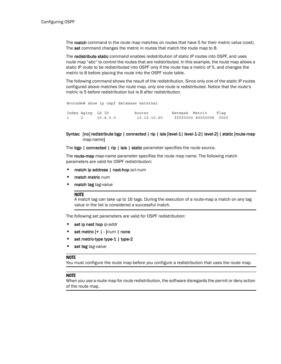 Brocade Multi-Service IronWare Routing Configuration Guide (Supporting R05.6.00) User Manual | Page 216 / 846