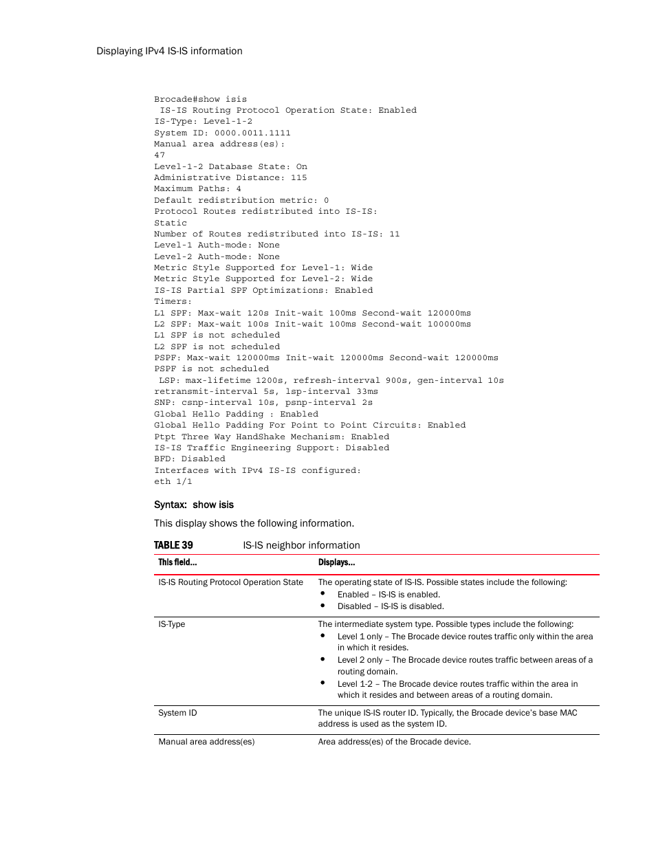 Brocade Multi-Service IronWare Routing Configuration Guide (Supporting R05.6.00) User Manual | Page 318 / 846
