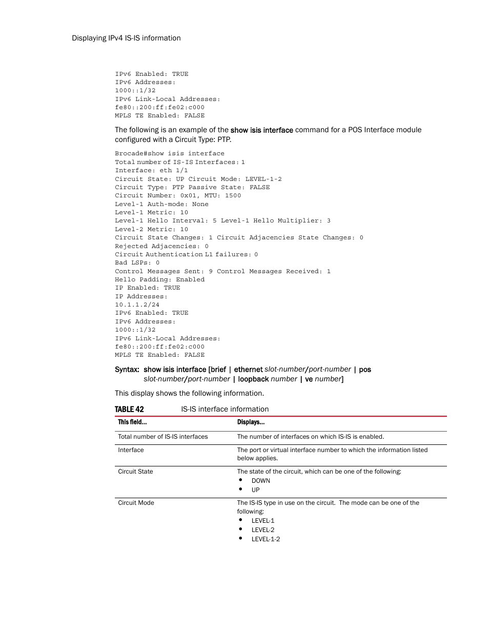 Brocade Multi-Service IronWare Routing Configuration Guide (Supporting R05.6.00) User Manual | Page 326 / 846