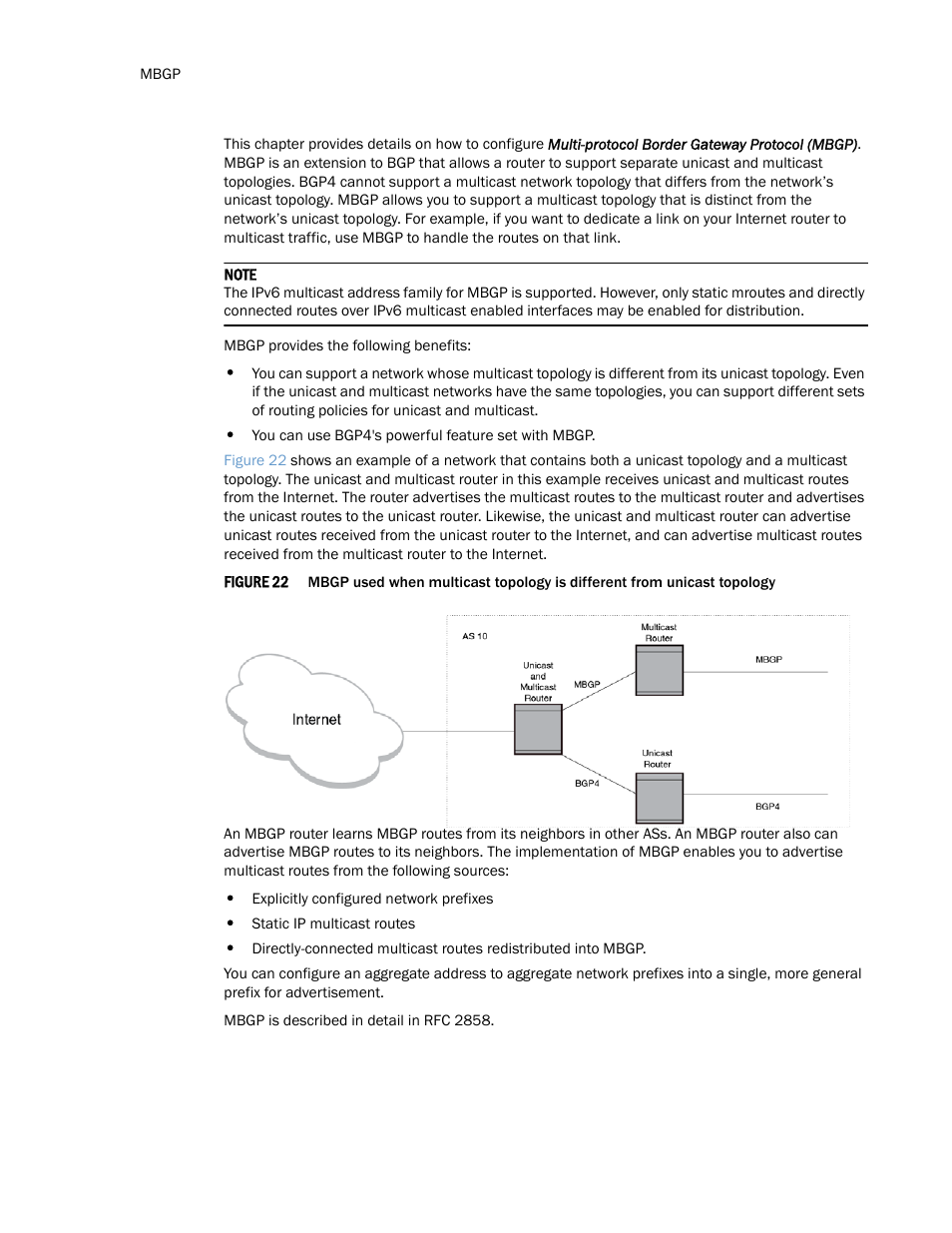 Brocade Multi-Service IronWare Routing Configuration Guide (Supporting R05.6.00) User Manual | Page 374 / 846