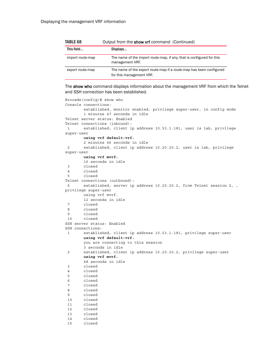 Brocade Multi-Service IronWare Routing Configuration Guide (Supporting R05.6.00) User Manual | Page 430 / 846