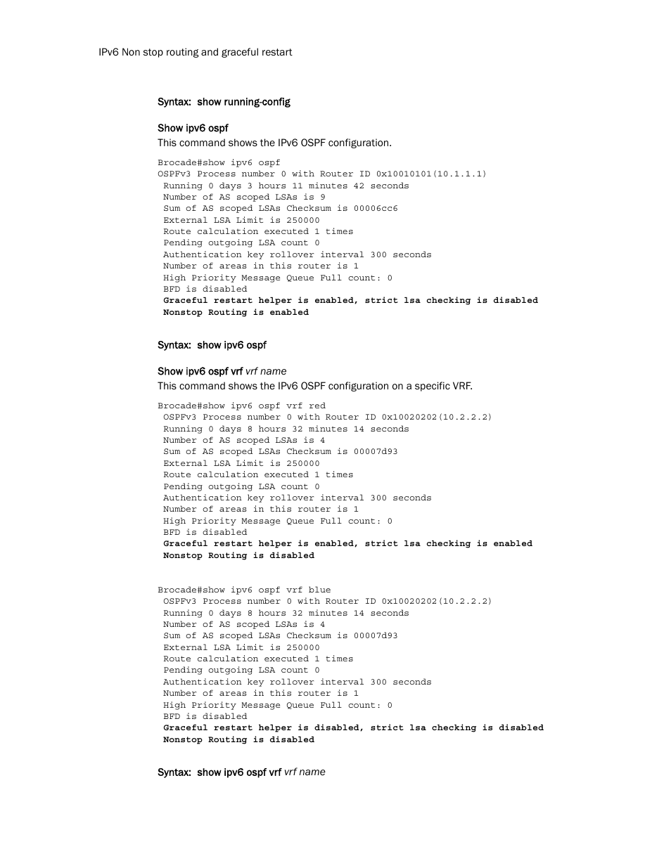 Brocade Multi-Service IronWare Routing Configuration Guide (Supporting R05.6.00) User Manual | Page 448 / 846
