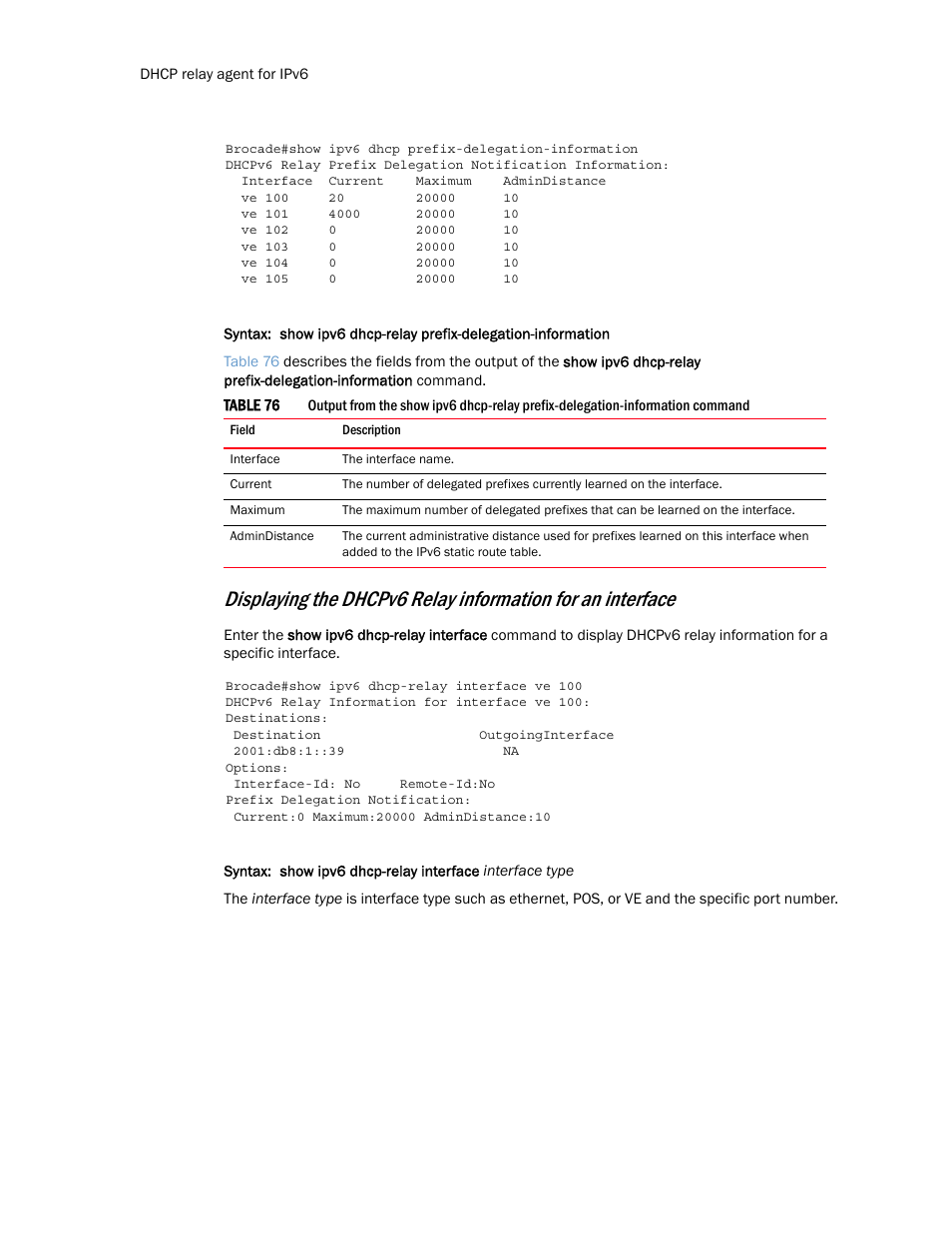 Brocade Multi-Service IronWare Routing Configuration Guide (Supporting R05.6.00) User Manual | Page 464 / 846