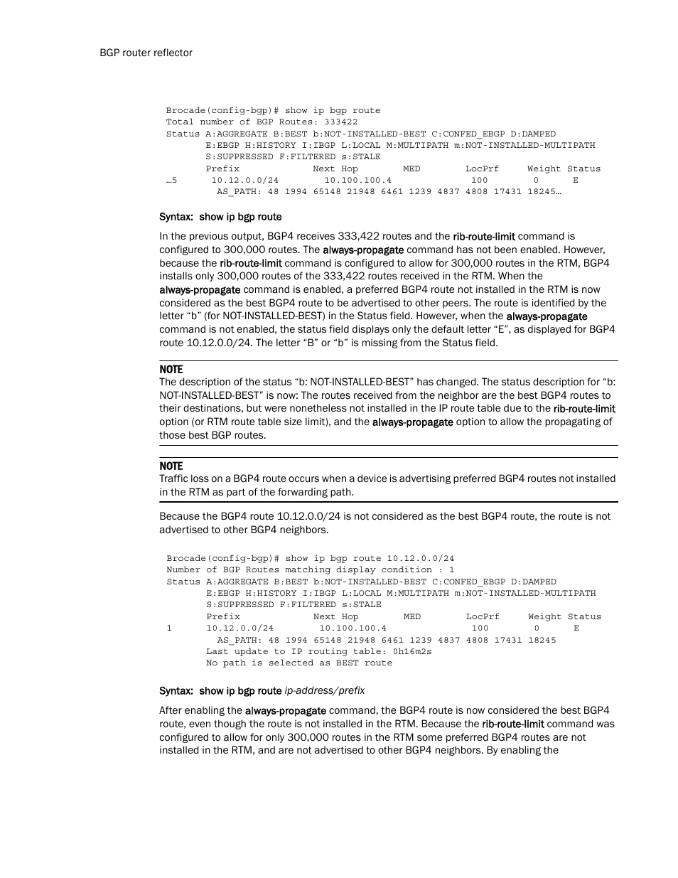 Brocade Multi-Service IronWare Routing Configuration Guide (Supporting R05.6.00) User Manual | Page 52 / 846