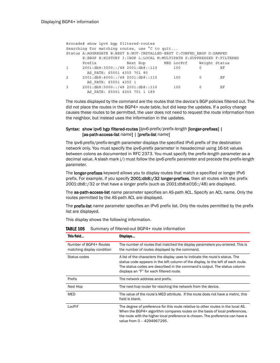 Brocade Multi-Service IronWare Routing Configuration Guide (Supporting R05.6.00) User Manual | Page 570 / 846