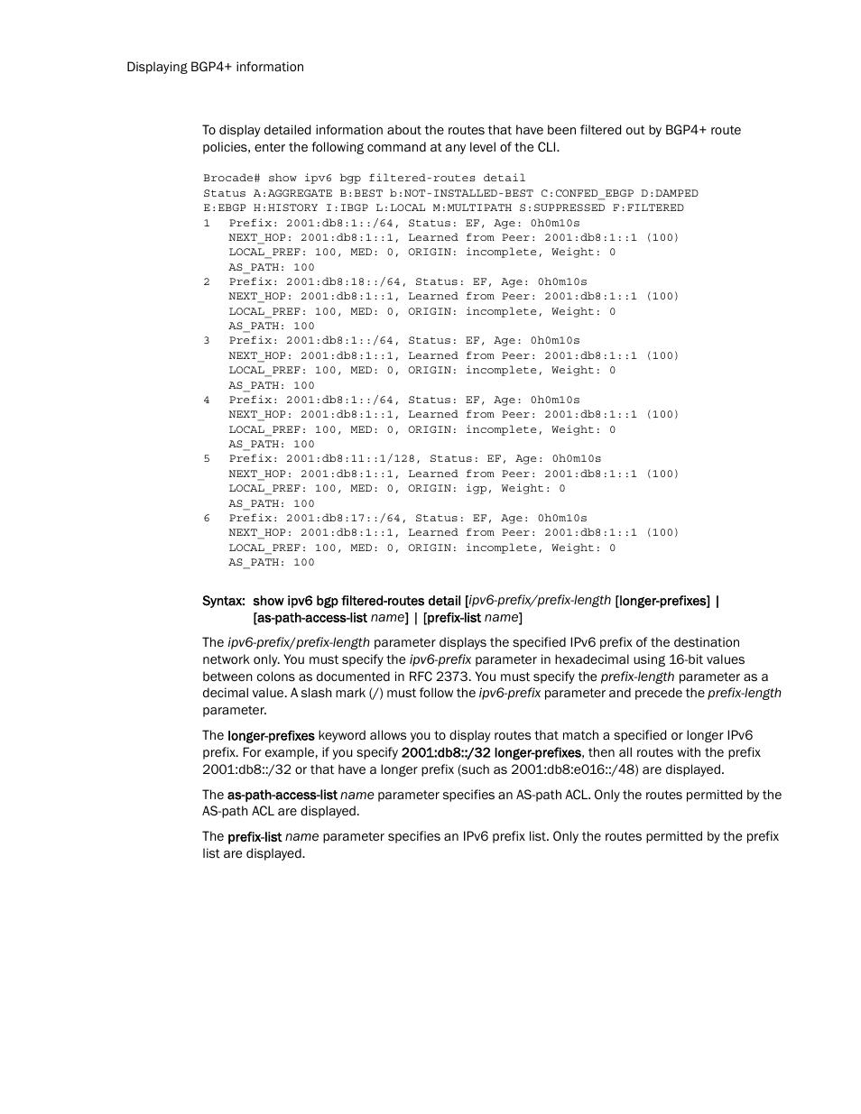 Brocade Multi-Service IronWare Routing Configuration Guide (Supporting R05.6.00) User Manual | Page 572 / 846