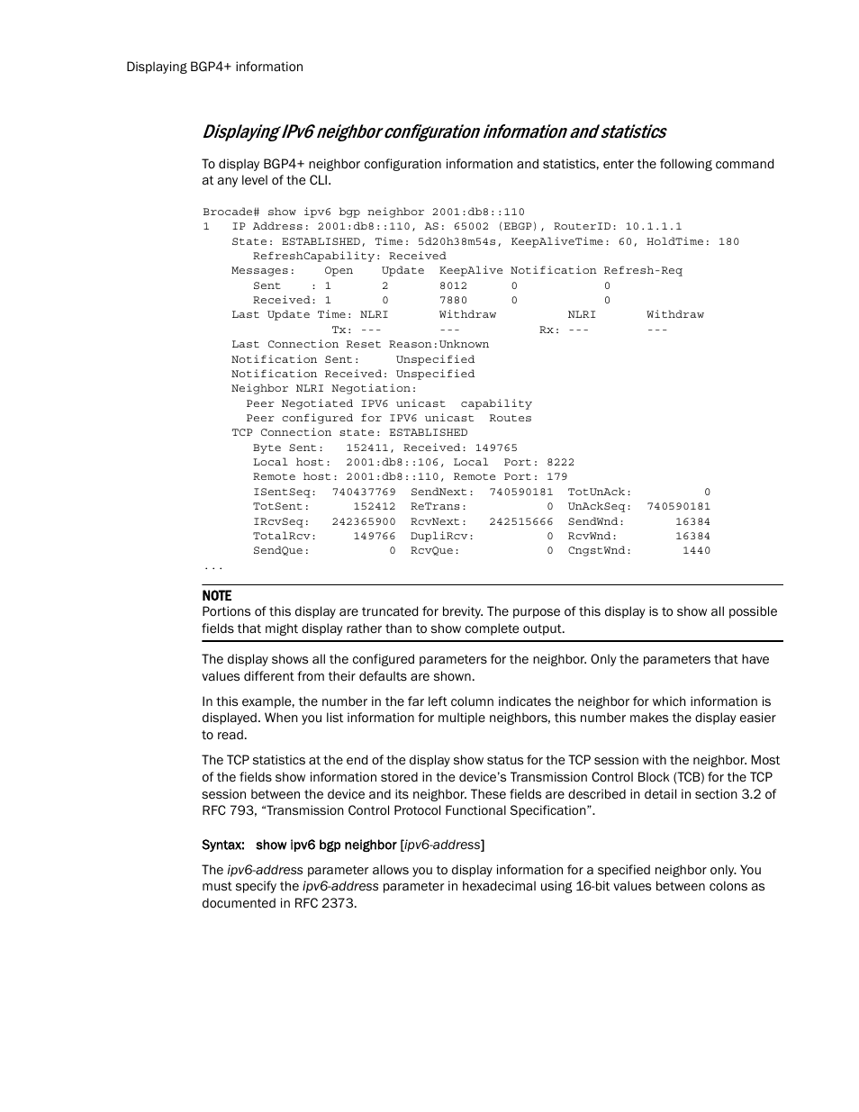 Brocade Multi-Service IronWare Routing Configuration Guide (Supporting R05.6.00) User Manual | Page 576 / 846