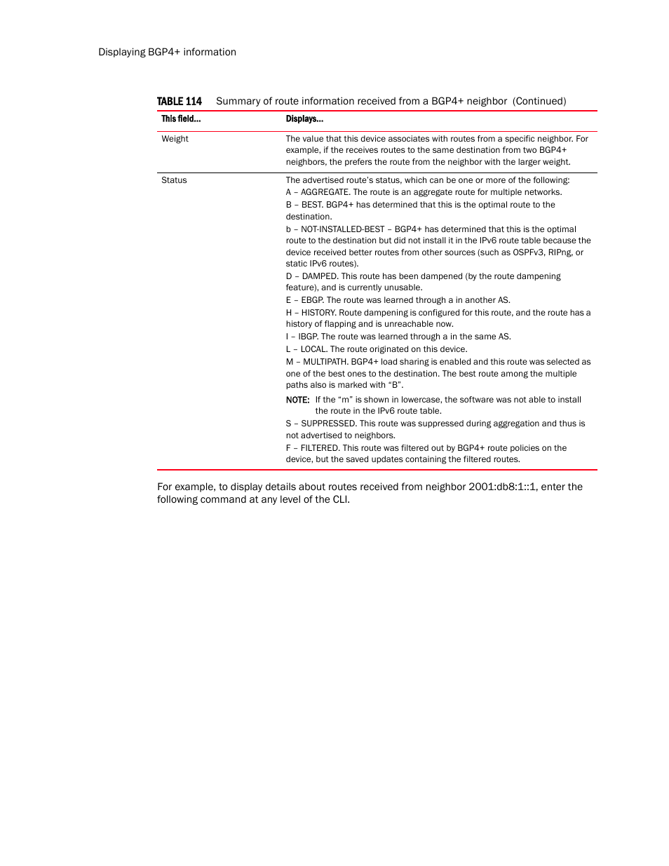Brocade Multi-Service IronWare Routing Configuration Guide (Supporting R05.6.00) User Manual | Page 588 / 846