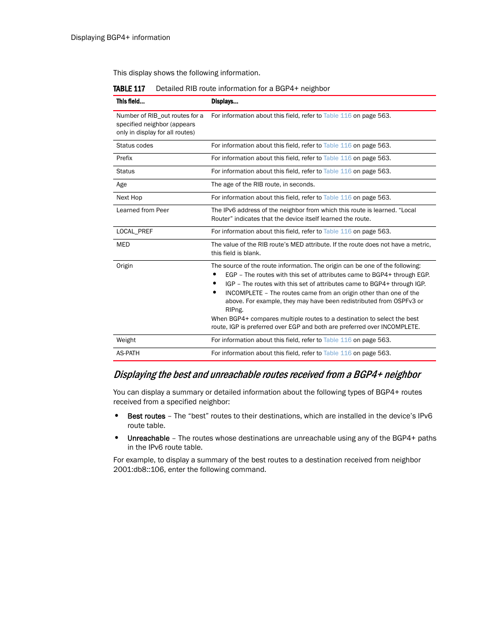 Brocade Multi-Service IronWare Routing Configuration Guide (Supporting R05.6.00) User Manual | Page 592 / 846