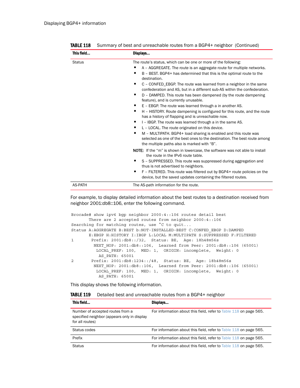 Brocade Multi-Service IronWare Routing Configuration Guide (Supporting R05.6.00) User Manual | Page 594 / 846