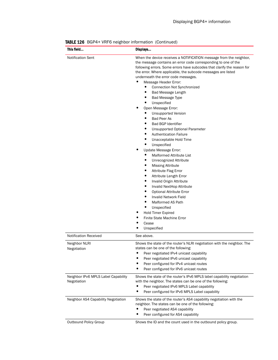 Brocade Multi-Service IronWare Routing Configuration Guide (Supporting R05.6.00) User Manual | Page 613 / 846