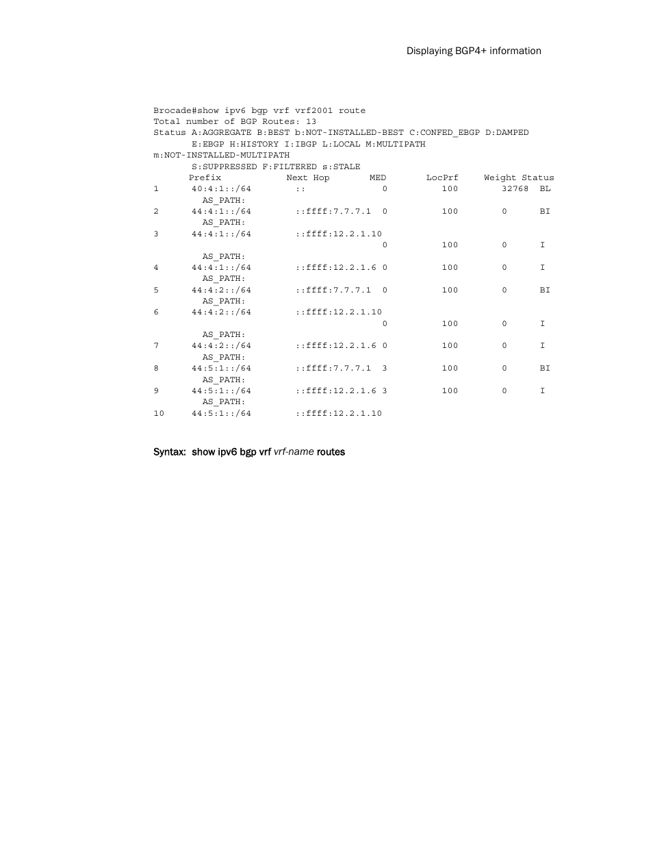 Brocade Multi-Service IronWare Routing Configuration Guide (Supporting R05.6.00) User Manual | Page 617 / 846